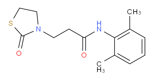 N-(2,6-dimethylphenyl)-3-(2-oxothiazolidin-3-yl)propanamide