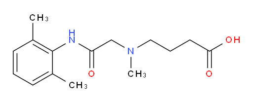 4-((2-((2,6-dimethylphenyl)amino)-2-oxoethyl)(methyl)amino)butanoic acid