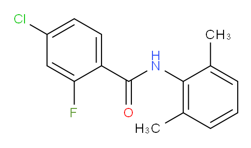 4-chloro-N-(2,6-dimethylphenyl)-2-fluorobenzamide