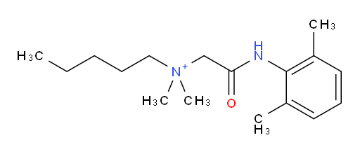 N-(2-((2,6-dimethylphenyl)amino)-2-oxoethyl)-N,N-dimethylpentan-1-aminium