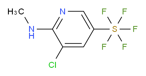 5-chloro-6-(methylamino)pyridine-3-ylsulfur pentafluoride