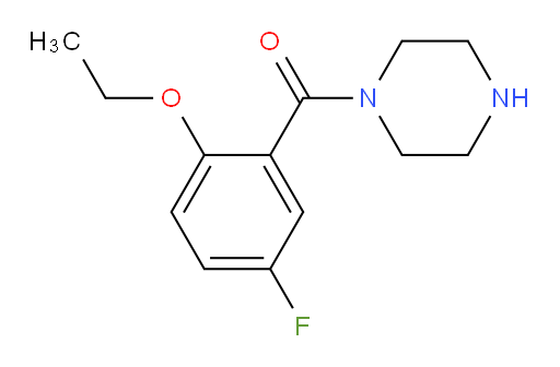(2-ethoxy-5-fluorophenyl)(piperazin-1-yl)methanone