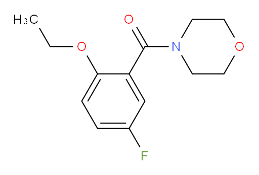 (2-ethoxy-5-fluorophenyl)(morpholino)methanone