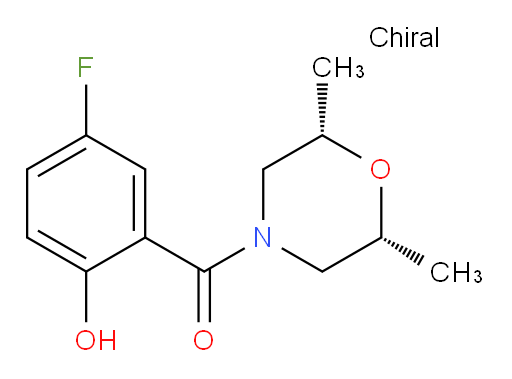 ((2R,6S)-2,6-dimethylmorpholino)(5-fluoro-2-hydroxyphenyl)methanone