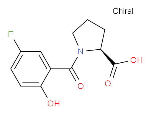 (S)-1-(5-fluoro-2-hydroxybenzoyl)pyrrolidine-2-carboxylic acid
