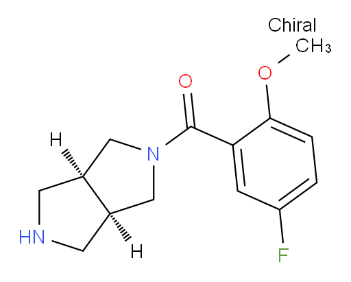 (5-fluoro-2-methoxyphenyl)((3aR,6aS)-hexahydropyrrolo[3,4-c]pyrrol-2(1H)-yl)methanone
