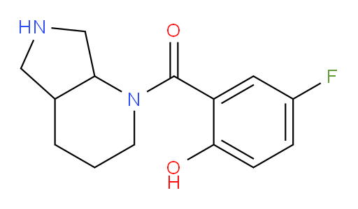 (5-fluoro-2-hydroxyphenyl)(octahydro-1H-pyrrolo[3,4-b]pyridin-1-yl)methanone