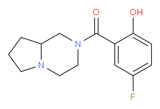 (5-fluoro-2-hydroxyphenyl)(hexahydropyrrolo[1,2-a]pyrazin-2(1H)-yl)methanone