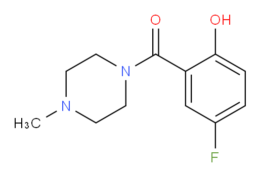 (5-fluoro-2-hydroxyphenyl)(4-methylpiperazin-1-yl)methanone