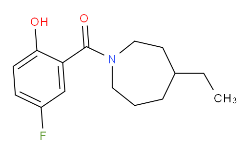 (4-ethylazepan-1-yl)(5-fluoro-2-hydroxyphenyl)methanone