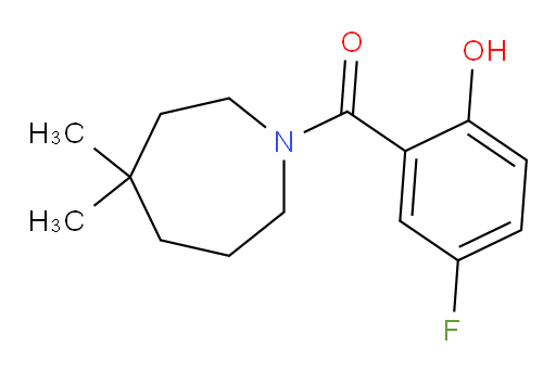 (4,4-dimethylazepan-1-yl)(5-fluoro-2-hydroxyphenyl)methanone