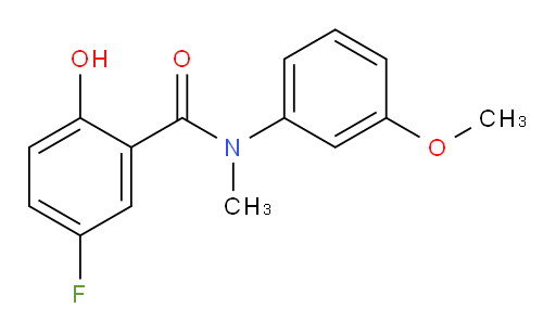 5-fluoro-2-hydroxy-N-(3-methoxyphenyl)-N-methylbenzamide