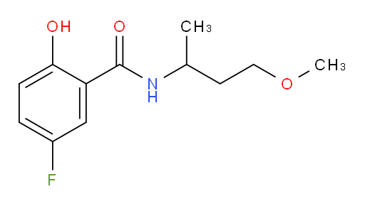 5-fluoro-2-hydroxy-N-(4-methoxybutan-2-yl)benzamide