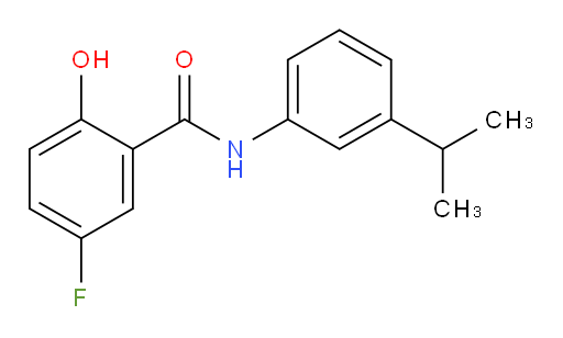 5-fluoro-2-hydroxy-N-(3-isopropylphenyl)benzamide