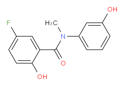 5-fluoro-2-hydroxy-N-(3-hydroxyphenyl)-N-methylbenzamide