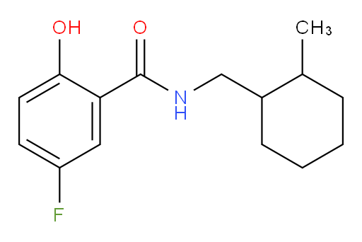 5-fluoro-2-hydroxy-N-((2-methylcyclohexyl)methyl)benzamide
