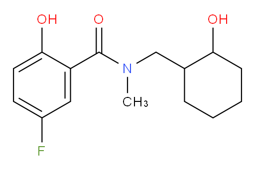 5-fluoro-2-hydroxy-N-((2-hydroxycyclohexyl)methyl)-N-methylbenzamide