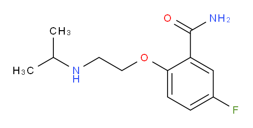 5-fluoro-2-(2-(isopropylamino)ethoxy)benzamide
