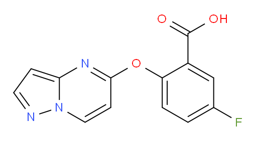 5-fluoro-2-(pyrazolo[1,5-a]pyrimidin-5-yloxy)benzoic acid