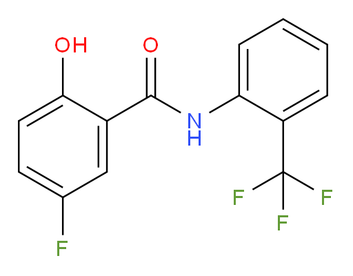 5-fluoro-2-hydroxy-N-(2-(trifluoromethyl)phenyl)benzamide