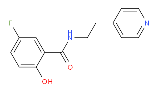 5-fluoro-2-hydroxy-N-(2-(pyridin-4-yl)ethyl)benzamide