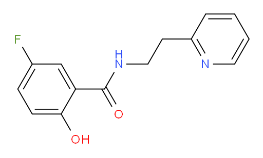 5-fluoro-2-hydroxy-N-(2-(pyridin-2-yl)ethyl)benzamide