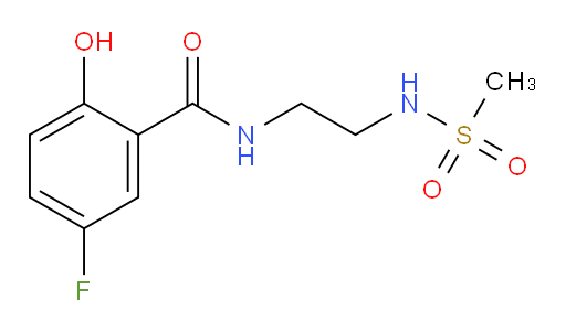 5-fluoro-2-hydroxy-N-(2-(methylsulfonamido)ethyl)benzamide