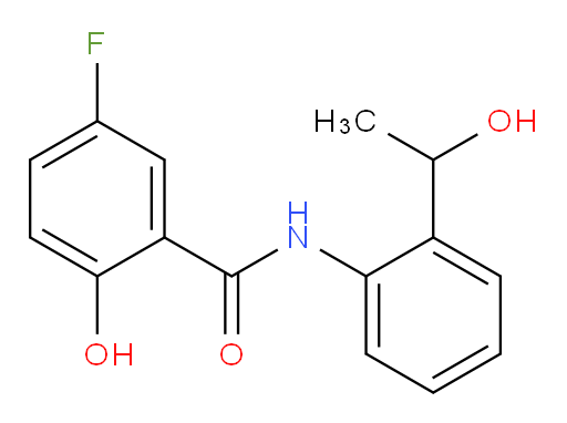 5-fluoro-2-hydroxy-N-(2-(1-hydroxyethyl)phenyl)benzamide