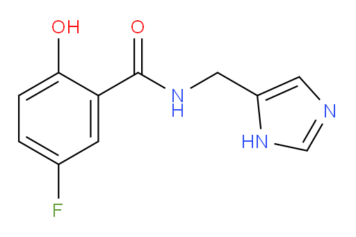 N-((1H-imidazol-5-yl)methyl)-5-fluoro-2-hydroxybenzamide