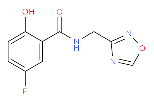 N-((1,2,4-oxadiazol-3-yl)methyl)-5-fluoro-2-hydroxybenzamide