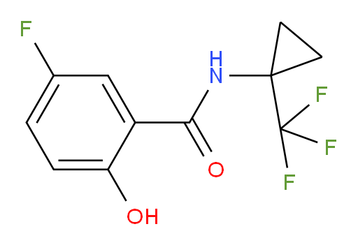 5-fluoro-2-hydroxy-N-(1-(trifluoromethyl)cyclopropyl)benzamide
