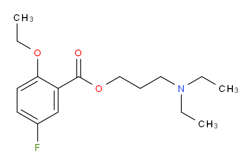3-(diethylamino)propyl 2-ethoxy-5-fluorobenzoate