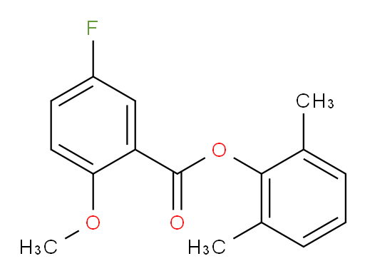 2,6-dimethylphenyl 5-fluoro-2-methoxybenzoate