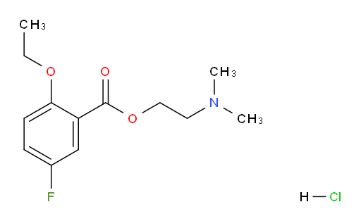 2-(dimethylamino)ethyl 2-ethoxy-5-fluorobenzoate hydrochloride