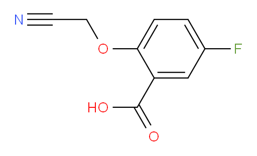 2-(cyanomethoxy)-5-fluorobenzoic acid