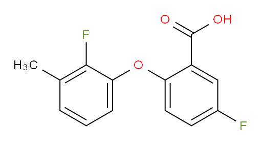 5-fluoro-2-(2-fluoro-3-methylphenoxy)benzoic acid