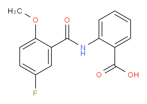 2-(5-fluoro-2-methoxybenzamido)benzoic acid