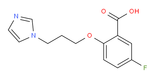 2-(3-(1H-imidazol-1-yl)propoxy)-5-fluorobenzoic acid