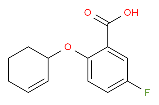 2-(cyclohex-2-en-1-yloxy)-5-fluorobenzoic acid