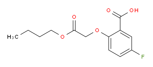 2-(2-butoxy-2-oxoethoxy)-5-fluorobenzoic acid