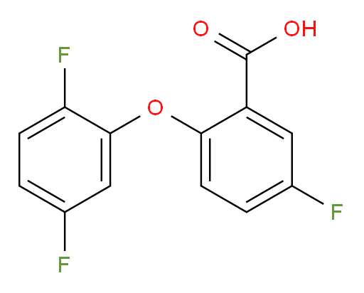 2-(2,5-difluorophenoxy)-5-fluorobenzoic acid