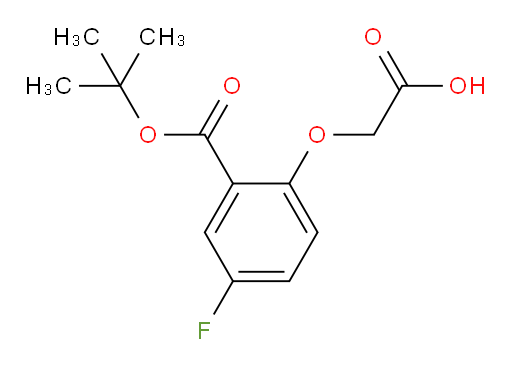 2-(2-(tert-butoxycarbonyl)-4-fluorophenoxy)acetic acid
