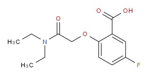 2-(2-(diethylamino)-2-oxoethoxy)-5-fluorobenzoic acid