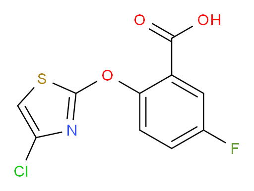 2-((4-chlorothiazol-2-yl)oxy)-5-fluorobenzoic acid