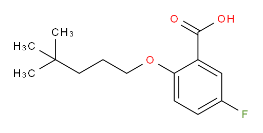 2-((4,4-dimethylpentyl)oxy)-5-fluorobenzoic acid
