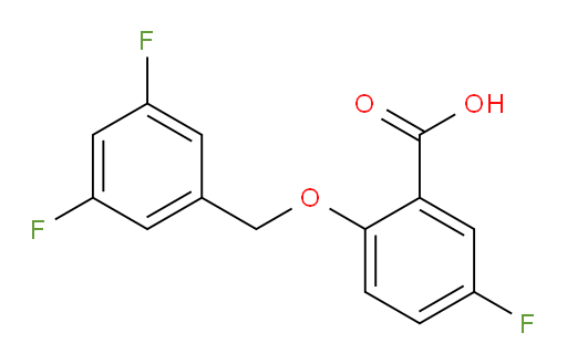 2-((3,5-difluorobenzyl)oxy)-5-fluorobenzoic acid
