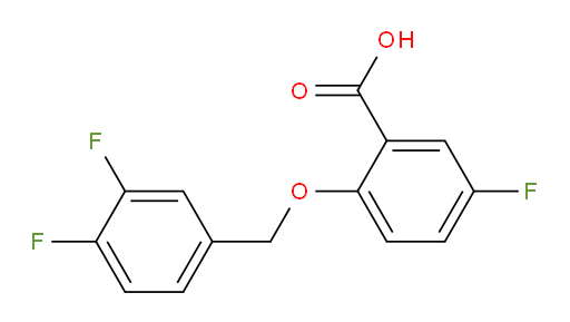 2-((3,4-difluorobenzyl)oxy)-5-fluorobenzoic acid