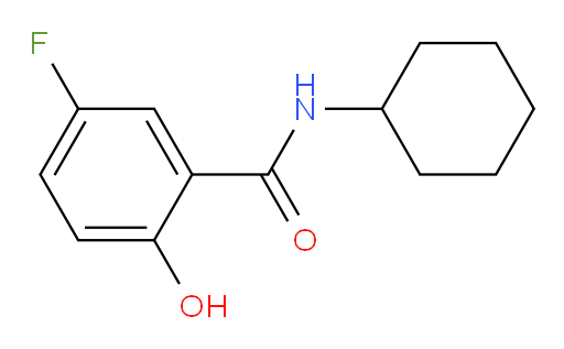 N-cyclohexyl-5-fluoro-2-hydroxybenzamide