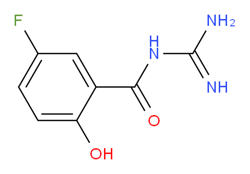 N-carbamimidoyl-5-fluoro-2-hydroxybenzamide