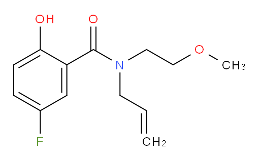 N-allyl-5-fluoro-2-hydroxy-N-(2-methoxyethyl)benzamide
